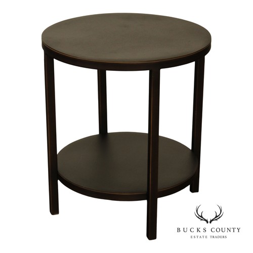 Crate barrel modern round - &,